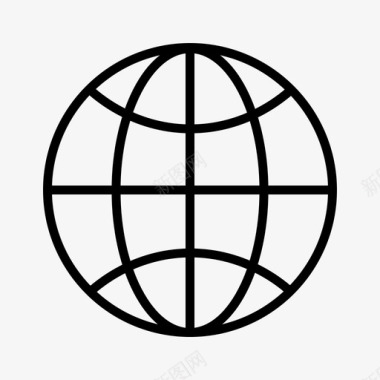 全球国际位置图标图标