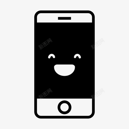 laughing智能手机callemoji图标svg_新图网 https://ixintu.com call emoji happy iphone laughing智能手机 手机