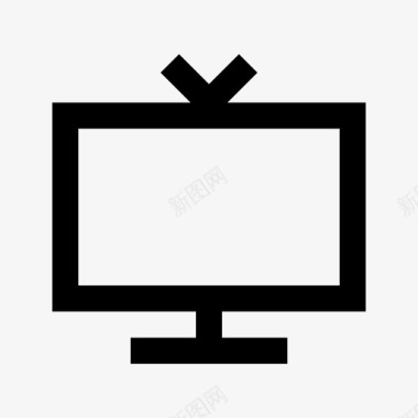 电视屏幕媒体硬件webgrid图标图标