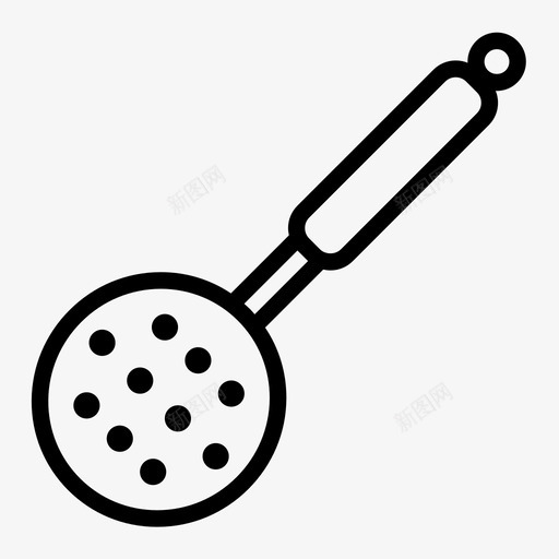滤器厨师厨房用具图标svg_新图网 https://ixintu.com 厨师 厨房用具 滤器 过滤器 餐具