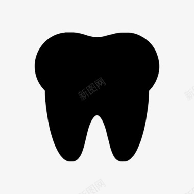牙齿身体部位健康图标图标