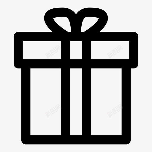 礼物生日派对图标svg_新图网 https://ixintu.com 包装 派对 生日 礼物