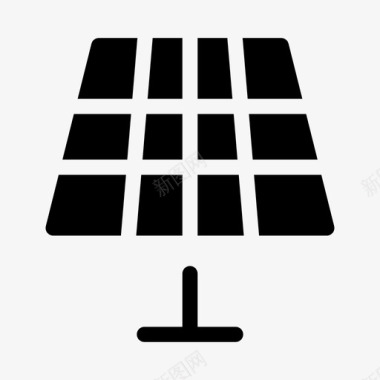 太阳能电池板太阳能生态ios优化图标图标