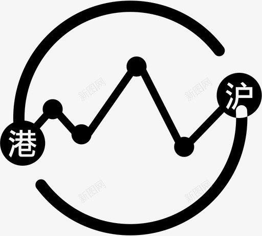 沪港通iconsvg_新图网 https://ixintu.com 沪港通icon