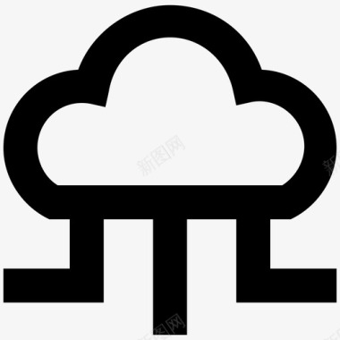 云共享云计算icloud图标图标