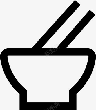 食品亚洲食品碗图标图标