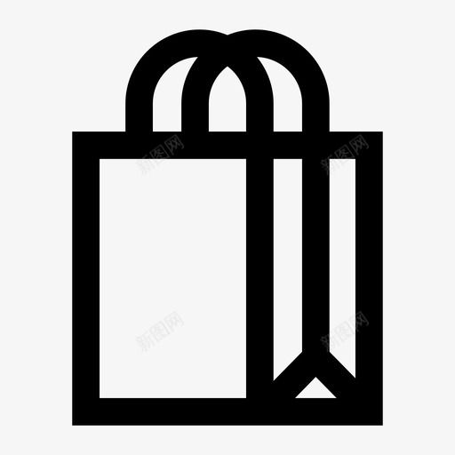购物袋精品店采购图标svg_新图网 https://ixintu.com 商店 精品店 美食袋 袋子 购物袋 采购