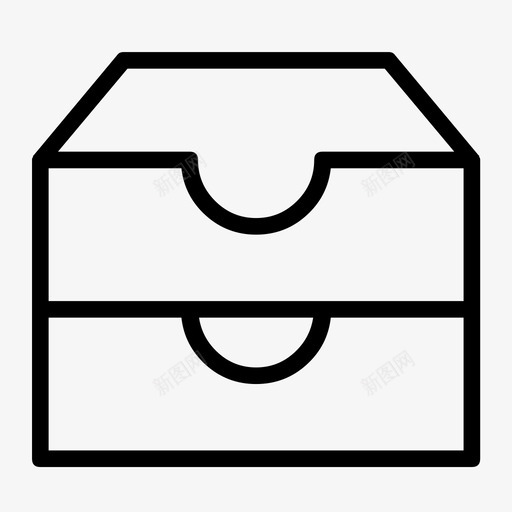 drawer2-抽屉svg_新图网 https://ixintu.com drawer2-抽屉