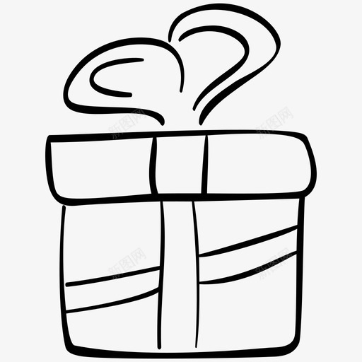 礼物盒子庆祝图标svg_新图网 https://ixintu.com 包裹 圣诞节 庆祝 盒子 礼物