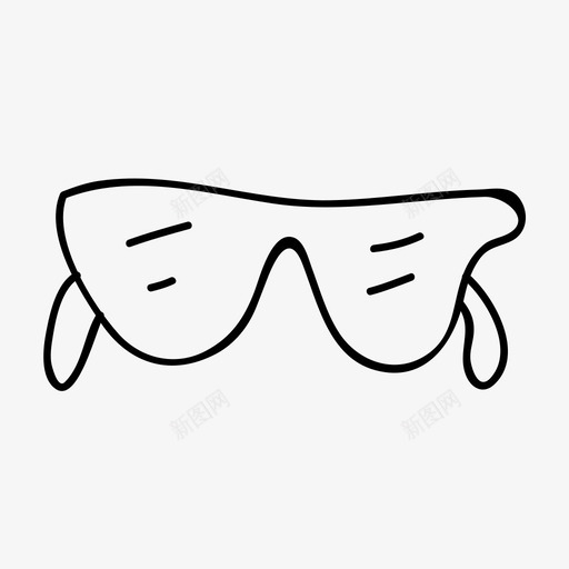 眼镜时髦墨镜图标svg_新图网 https://ixintu.com 墨镜 旅游和度假 时髦 眼镜 风景