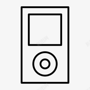 mp3播放器ipod收听图标图标