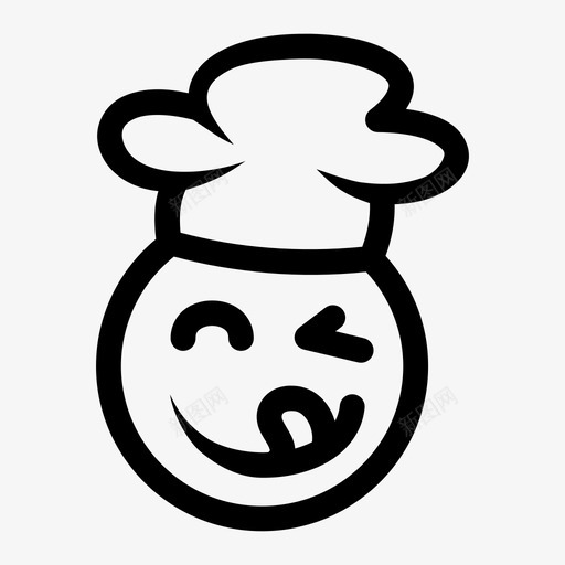 厨师厨师帽美味图标svg_新图网 https://ixintu.com 厨师 厨师帽 美味