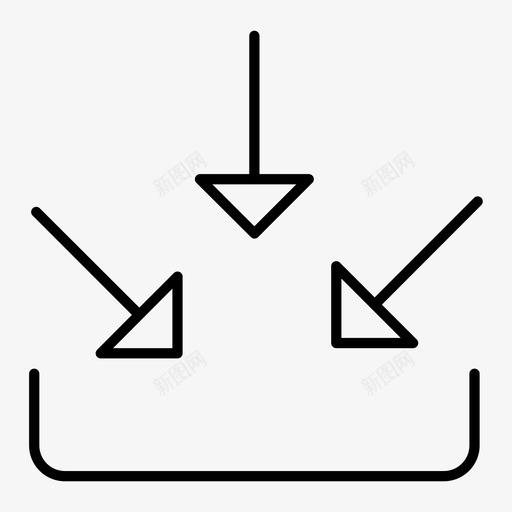 多输入收件箱图标svg_新图网 https://ixintu.com 多输入 收件箱