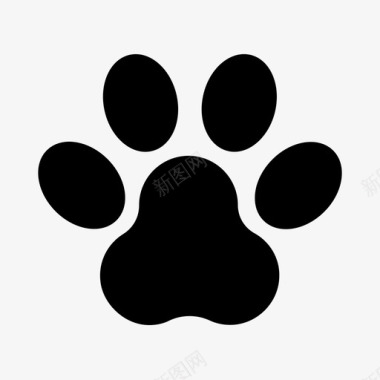 狗爪动物图标图标