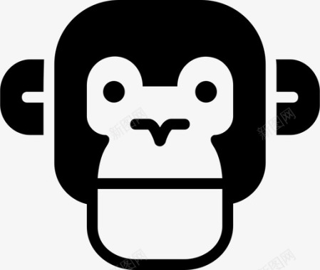 猿动物猴子图标图标
