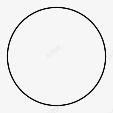 圆圆形状简单的圆图标图标