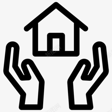 房产房屋贷款图标图标
