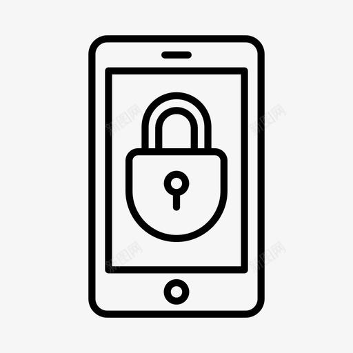 网络安全数字安全在线图标svg_新图网 https://ixintu.com 受限 在线 挂锁 数字安全 网络安全