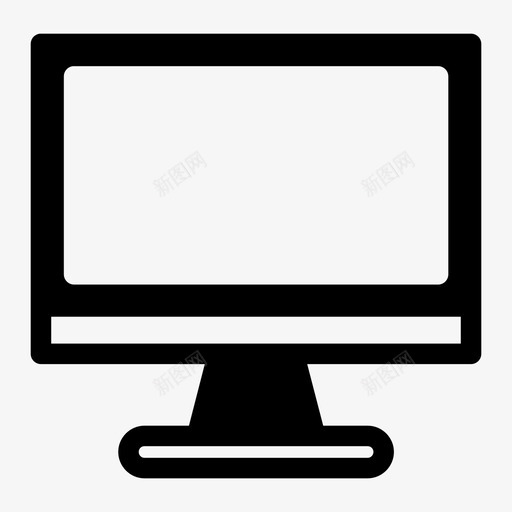 电脑台式机imac图标svg_新图网 https://ixintu.com imac 台式机 屏幕 技术 显示器 电脑