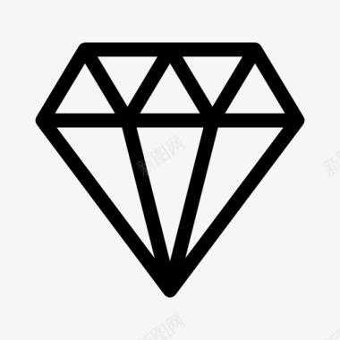 钻石珠宝珠宝商图标图标