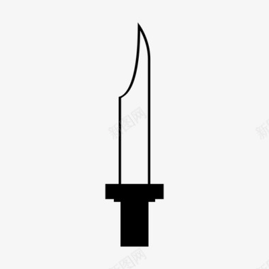 剑匕首刀图标图标
