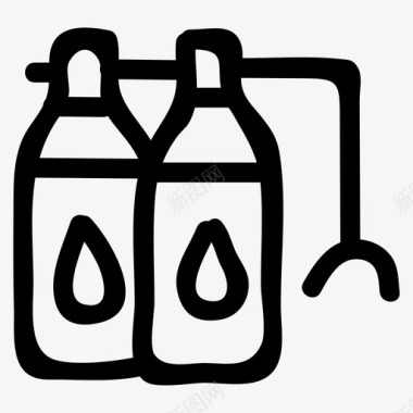 气瓶呼吸对缸图标图标