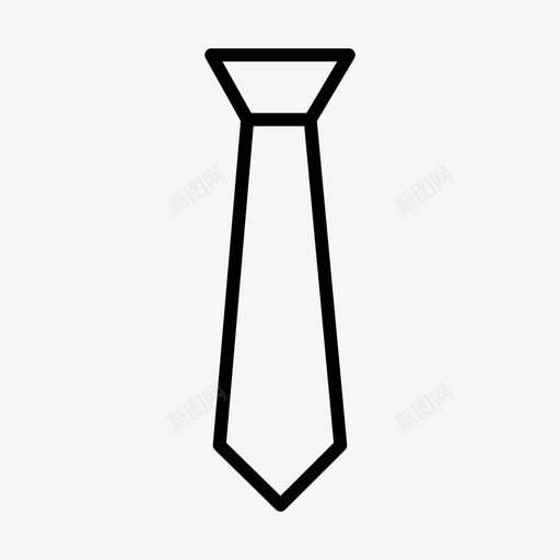 领带商务专业图标svg_新图网 https://ixintu.com 专业 办公室 商务 领带