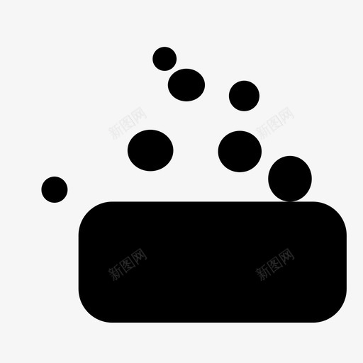 肥皂泡沫图标svg_新图网 https://ixintu.com 泡沫 肥皂