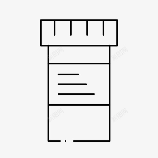 药瓶药房药方图标svg_新图网 https://ixintu.com 药房 药方 药瓶