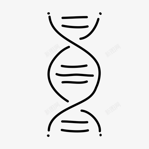 dnadna链基因图标svg_新图网 https://ixintu.com dna dna链 健康 医学 医院 基因