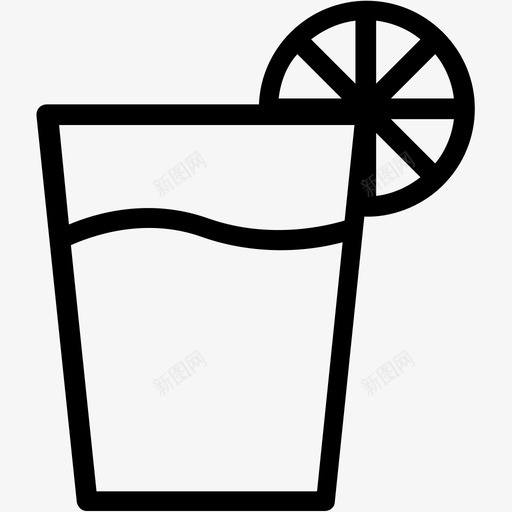 橙汁饮料果汁图标svg_新图网 https://ixintu.com 夏季饮料 果汁 橙汁 清爽饮料 饮料 饮料线图标