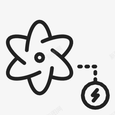 原子能核能图标图标