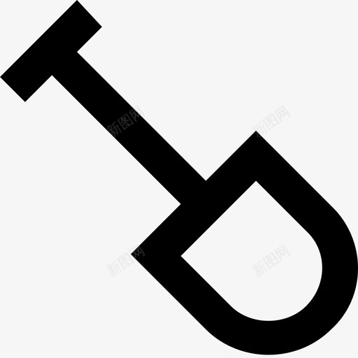 铲建筑挖掘图标svg_新图网 https://ixintu.com 工具字形图标 建筑 挖掘 铲