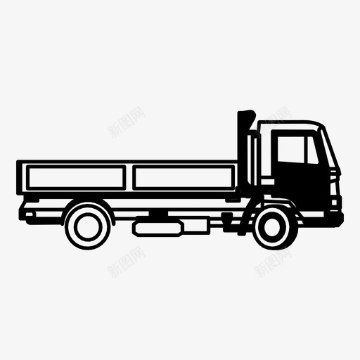 卡车集装箱运输工具图标svg_新图网 https://ixintu.com 卡车 车辆 运输工具 集装箱