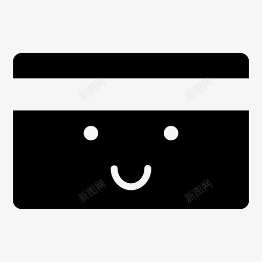 微笑信用卡借记卡表情符号图标svg_新图网 https://ixintu.com 借记卡 微笑信用卡 快乐 支付 表情符号