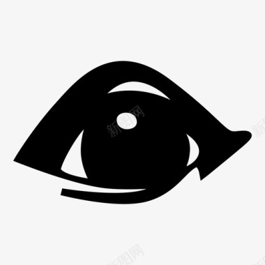 眼睛动物眼视觉图标图标