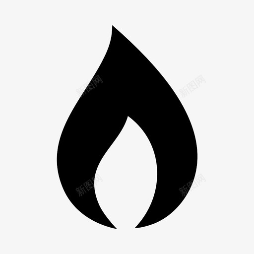 火燃烧元素图标svg_新图网 https://ixintu.com 元素 火 火焰 燃烧