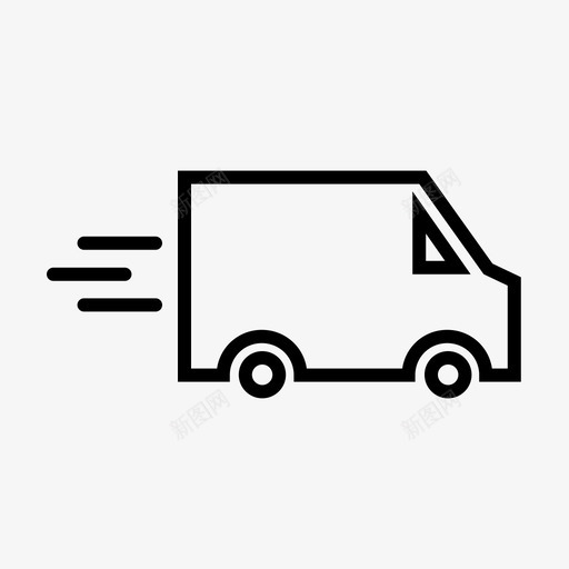 卡车交货时间快速交货图标svg_新图网 https://ixintu.com 交货时间 准时交货 卡车 在途 快速交货 物流和交付1 运输