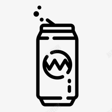 汽水罐可乐饮料图标图标
