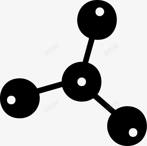 分子原子键电子图标svg_新图网 https://ixintu.com 分子 原子键 电子 科学