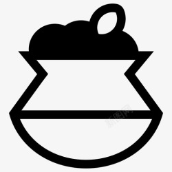 印度菜biryani锅菜印度菜图标高清图片