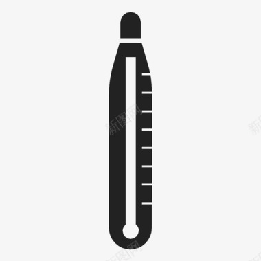 温度计诊所医生图标图标
