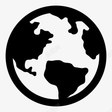 地球外国全球图标图标
