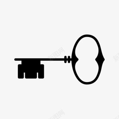钥匙门禁房门钥匙图标图标
