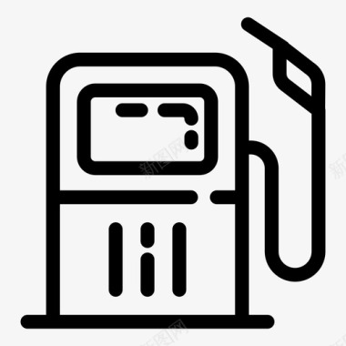 汽油燃料油图标图标