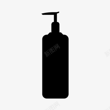 肥皂瓶身体清洁剂图标图标