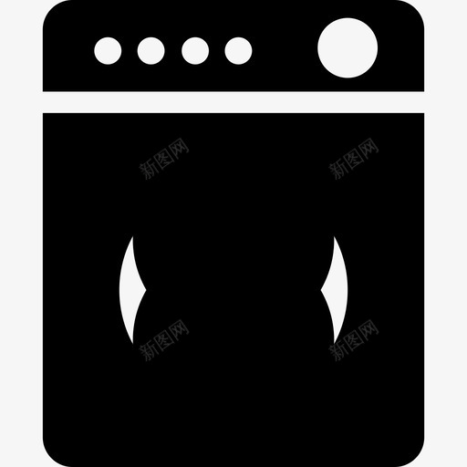 洗衣机2svg_新图网 https://ixintu.com 洗衣机2