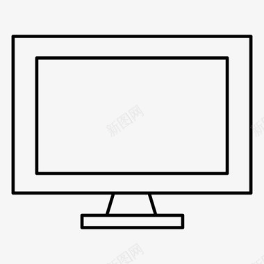电视设备液晶显示器图标图标