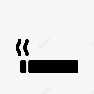 吸烟香烟标志图标图标