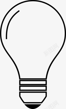 电灯泡电灯照明图标图标